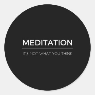 Adesivo Meditação E Mentidão Citação Não É O Que Você Diz