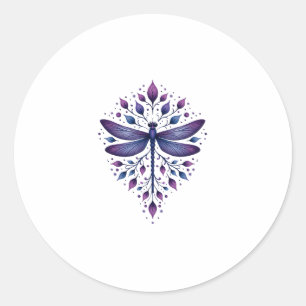 Adesivo Meditacao Fractal Geometria Espiritual Yoga Dragao