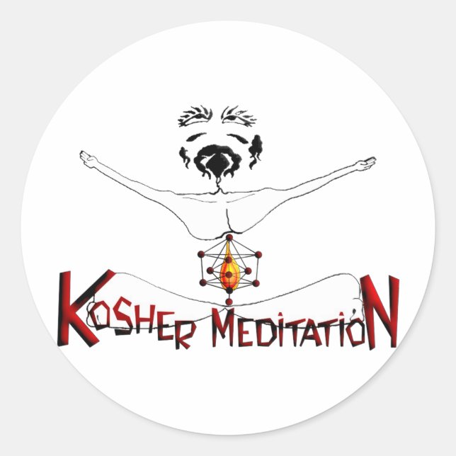 Adesivo Meditação Kosher (Frente)