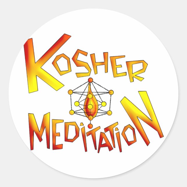 Adesivo Meditação Kosher (Frente)