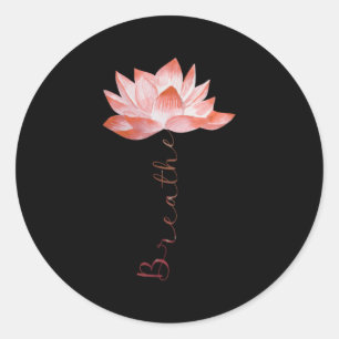 Adesivo Meditação Lotus Flower Yoga Zen Namaste