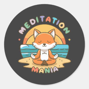 Adesivo Meditação Mania