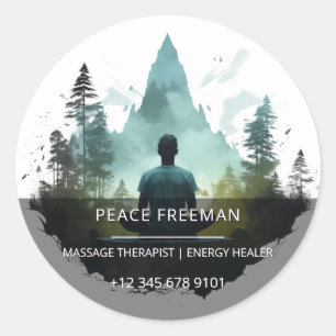 Adesivo Meditação na Floresta Santuário Florestal