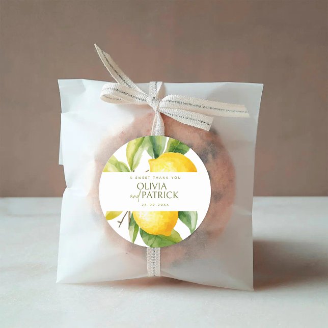 Adesivo Mediterranean Italy Greece Lemon Vibrant Wedding (Criador carregado)