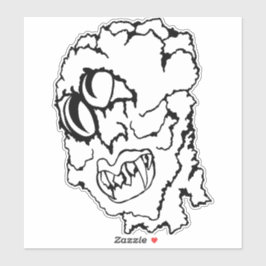 Adesivo Medusa 3MMHeads Diecut 2025 Horror Book Awaynowe