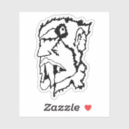 Adesivo Medusa 7MMHeads Diecut 2025 Horror Demon Awaynowe