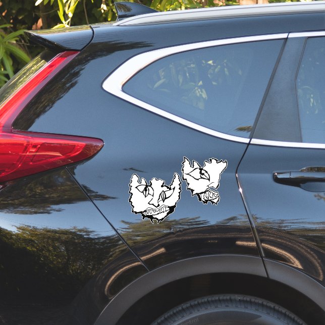 Adesivo Medusa awaynowe Horror 11MMHeads DoubleHeaded 2025 (Lado do carro)