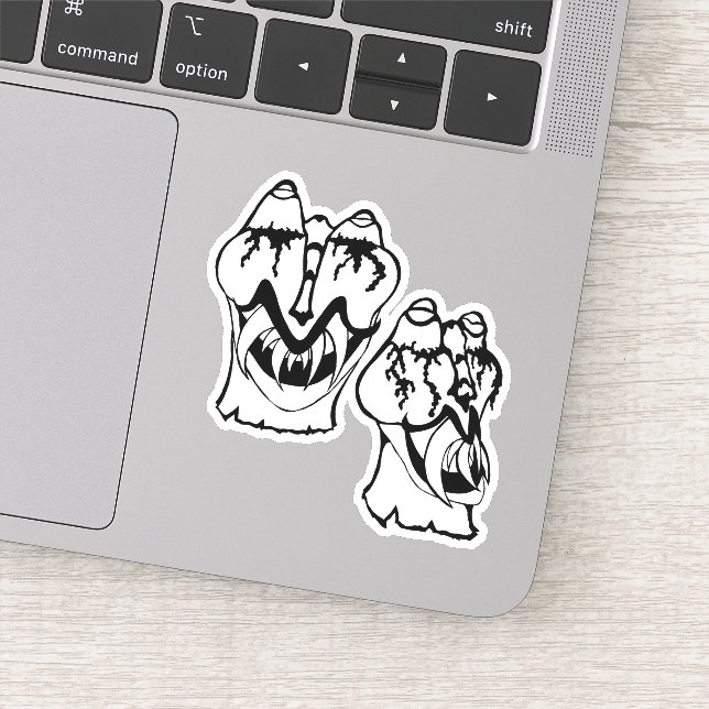 Adesivo Medusa awaynowe Horror 12MMHeads DoubleHeaded 2025 (Detalhe)