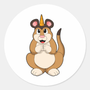 Adesivo Meerkat com Horn