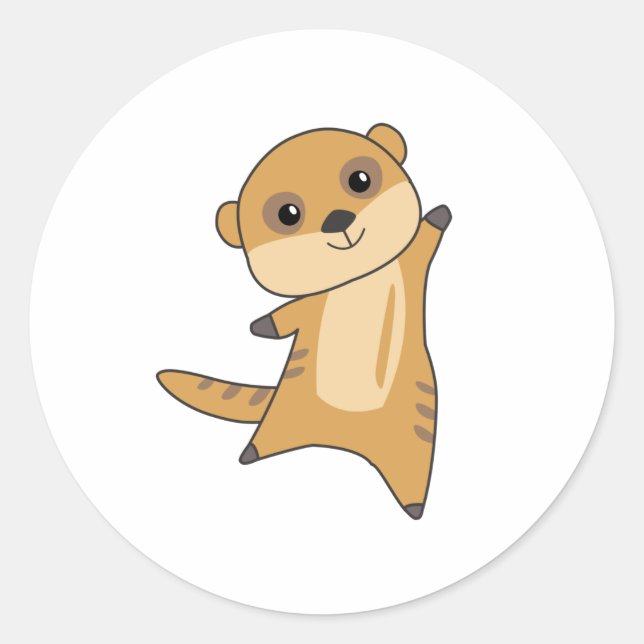 Adesivo Meerkat Sweet Animal For Children (Frente)