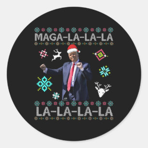 Adesivo Mega La Donald Trump Presidente 47 Dança Feia