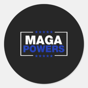 Adesivo Mega Powers Funny Patriotic Trump Presidente 47 Eu