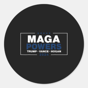 Adesivo Mega Powers Trump Vance Hogan 2