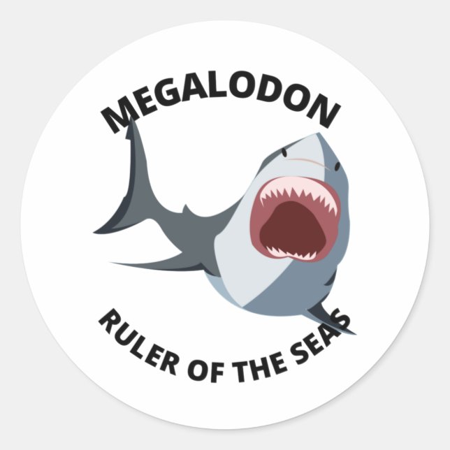 Adesivo Megalodon (Frente)