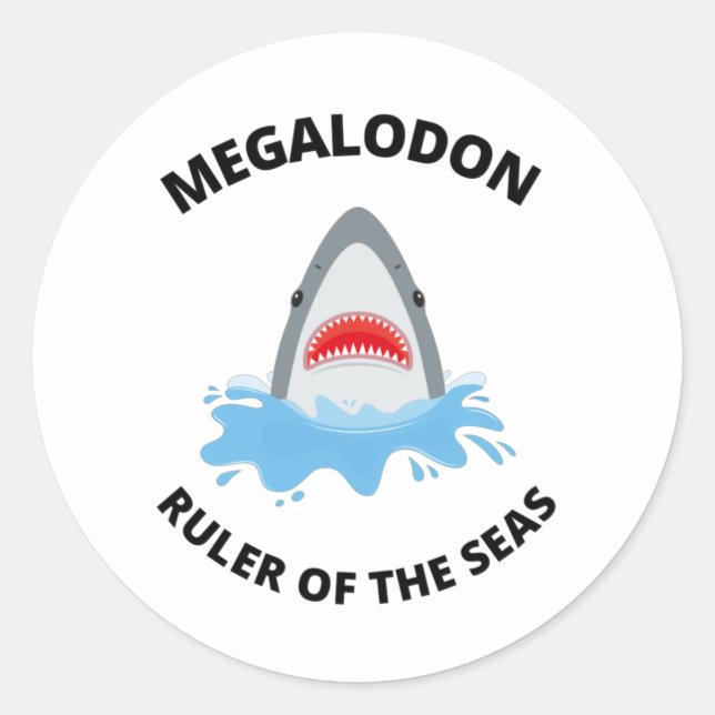 Adesivo Megalodon (Frente)