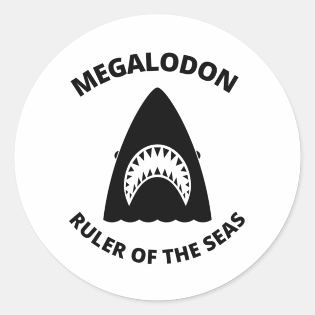 Adesivo Megalodonte (Frente)