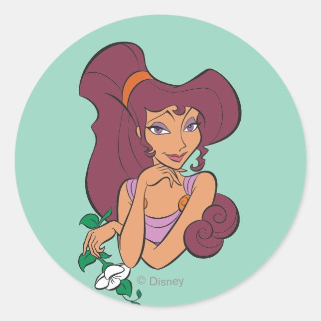 Adesivo Megara Goddess at Heart Classic Round Sticker (Frente)