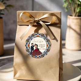 Adesivo Mehndi e sangeet obrigado de casamento índia você 