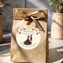 Adesivo Mehndi & sangeet manadala e lindo casal indiano