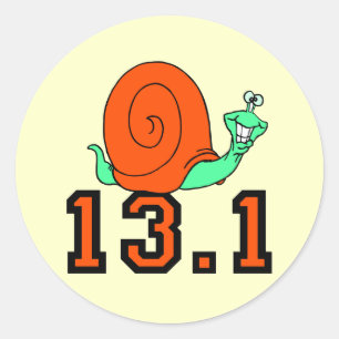 Adesivo Meia maratona engraçada