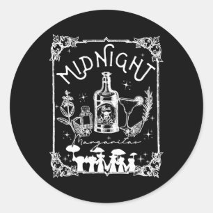 Adesivo Meia-Noite Margaritas Prática Tee Halloween