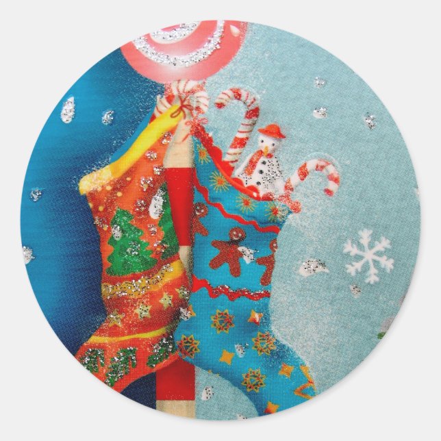 Adesivo Meias de Natal (Frente)
