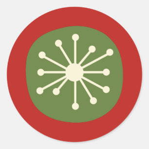 Adesivo Meio século Moderno de Ponto Atômica - Natal Tradi