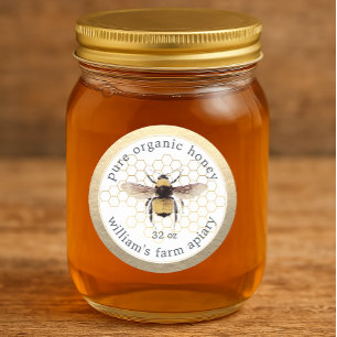Adesivo Mel de Abelha Orgânico Gold Bee