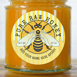 Adesivo Mel Jar Labels | Abelhas de mel Apiary