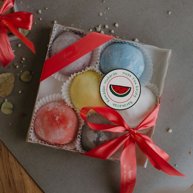 Adesivo Melancia, espero que possa gostar de Ramadan Mubar (Happy Ramadan gift! Watermelon)