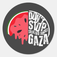 Melancia Não pare de falar sobre a Palestina