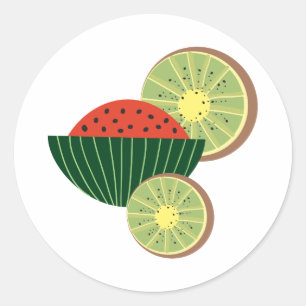 Adesivo Melancias e kiwis