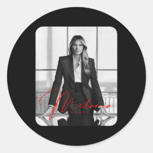 Adesivo Melania Trump 2025 Foto de Inauguração de Primeira