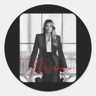 Adesivo Melania Trump 2025 Foto de Inauguração de Primeira