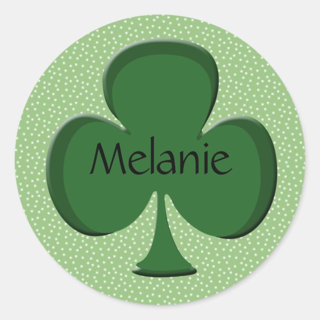 Adesivo Melanie Shamrock Stickers (Frente)
