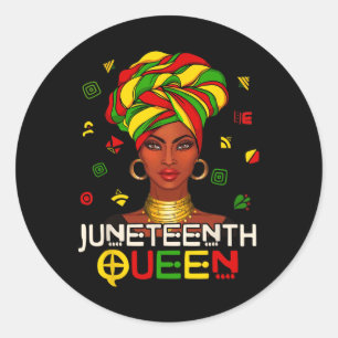 Adesivo Melanin Black Queen Women Cabeça de Liberdade