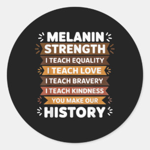Adesivo Melanin Educator Ideia Para Mulheres Professoras N