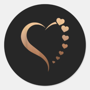Adesivo Melanin Heart Black History Month Orud Black Afri