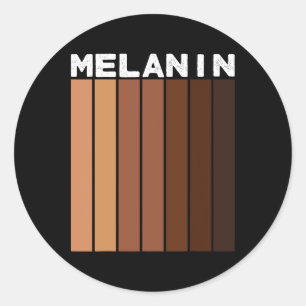 Adesivo Melanin Junteécimo Negro Homens Mulheres Negras
