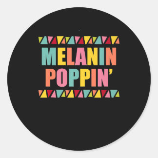Adesivo Melanin Poppin 1990s Hip Hop Dance Black Pride