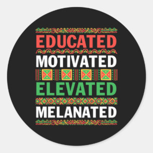 Adesivo Melão Elevado E Elevado Educado Africano Americano