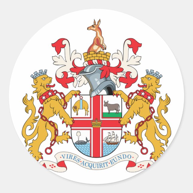 Adesivo melbourne, Austrália (Frente)