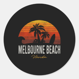 Adesivo Melbourne Beach Flórida Fl Palms Surf de Vacinação
