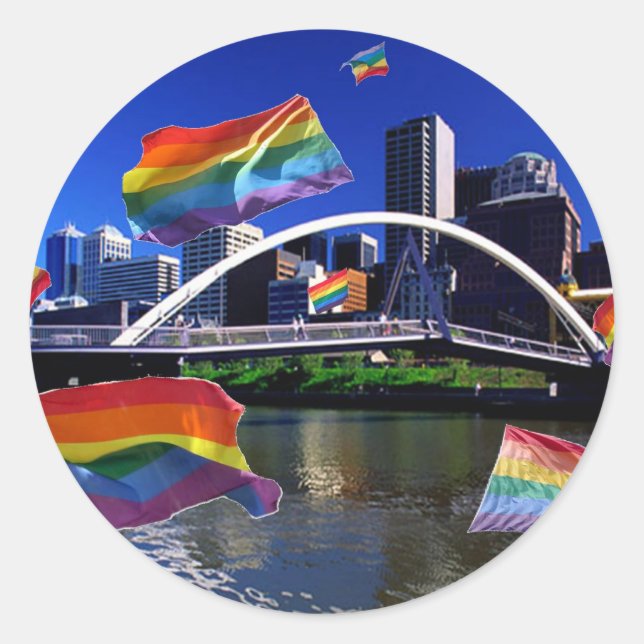 Adesivo Melbourne, Orgulho da Austrália (Frente)