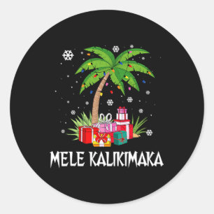 Adesivo Mele Kalikimaka Família das Palmeiras de Natal do