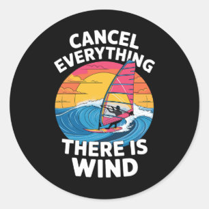 Adesivo Melhor Arte de Windsurf para Homens Mulheres Vento