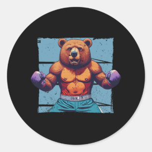 Adesivo Melhor Arte Para Homens Luvas Esportes De Boxing