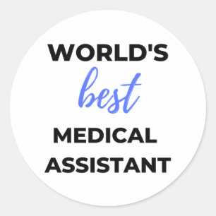Adesivo Melhor Assistente Médico do Mundo 2