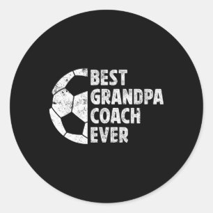Adesivo Melhor Avô Treinador de Futebol Avô de um Jogador