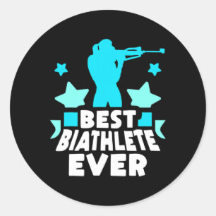 Adesivo Melhor Biatleta Ever Sports Biathlons Biathlon